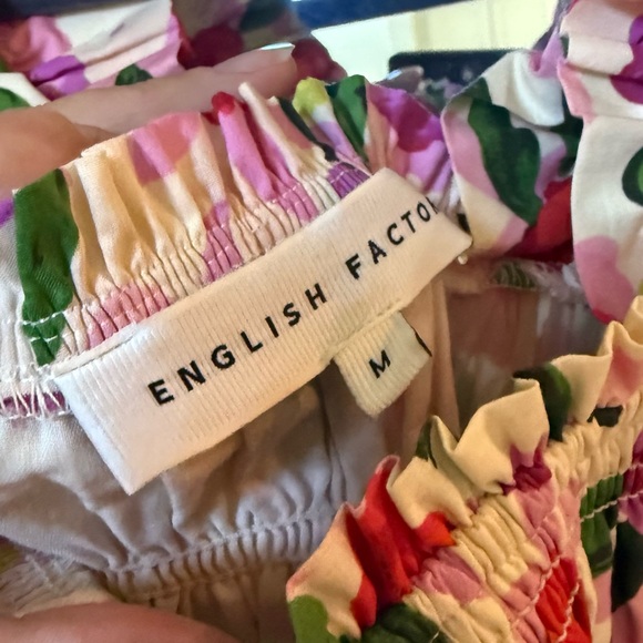 English Factory Flower Ruffled Mini Dress - Picture 6 of 6